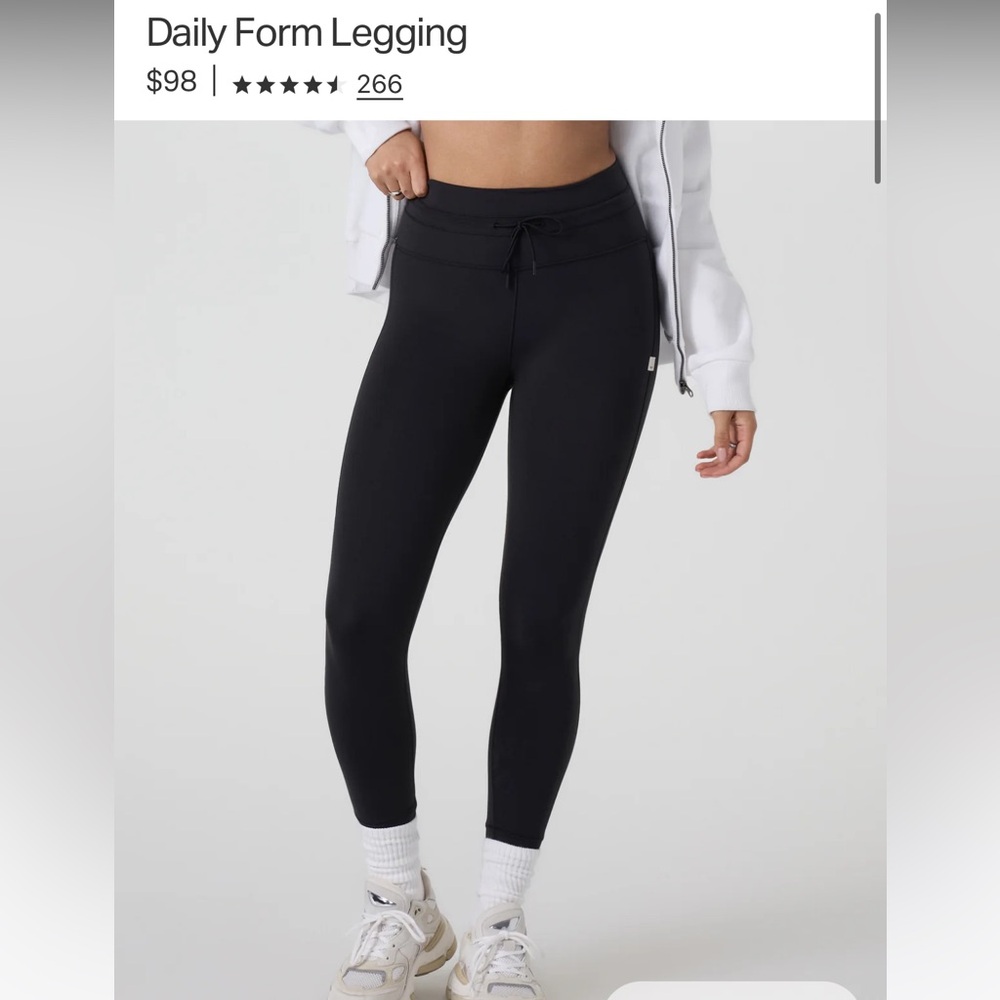 Vuori Daily Form Leggings size S - Black
